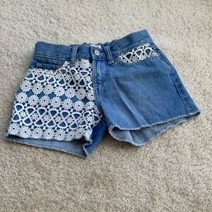 Old navy, girls jean shorts